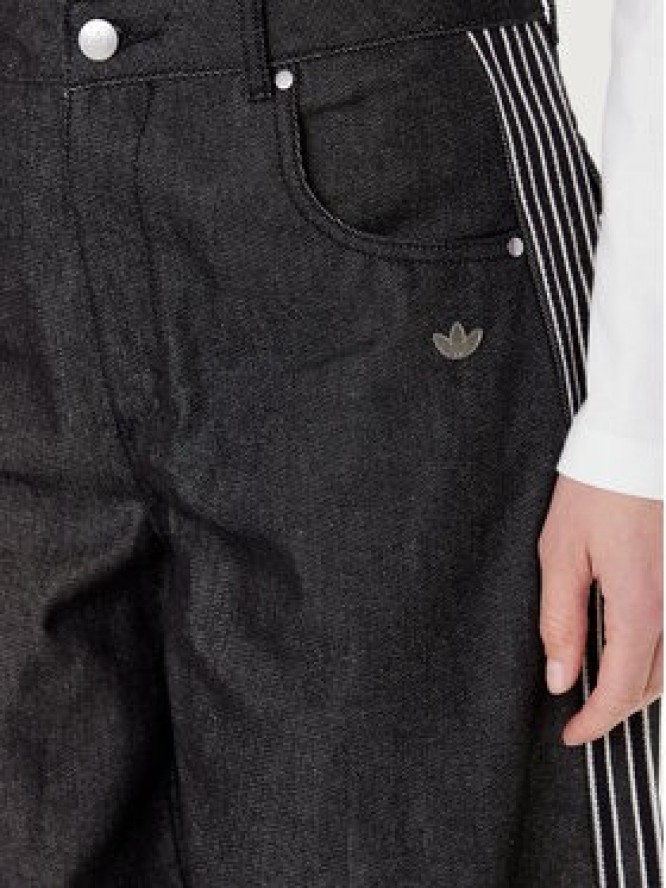 adidas Jeansy Premium Essentials JV7773 Czarny Wide Leg