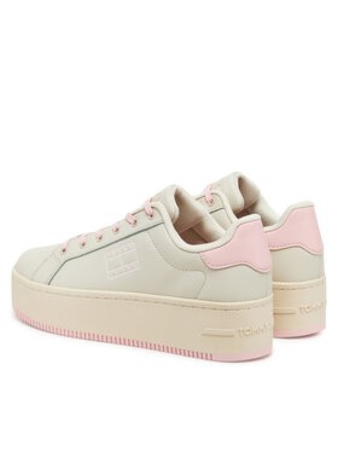 Tommy Jeans Sneakersy Tjw Flatform Ess EN0EN02518 Różowy
