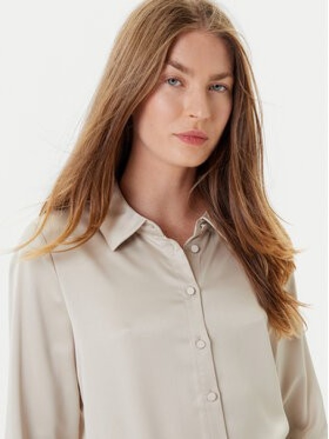 Vero Moda Koszula Merle 10334598 Beżowy Regular Fit