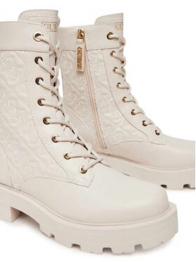 Guess Trzewiki FLTYAN ELE10 Écru