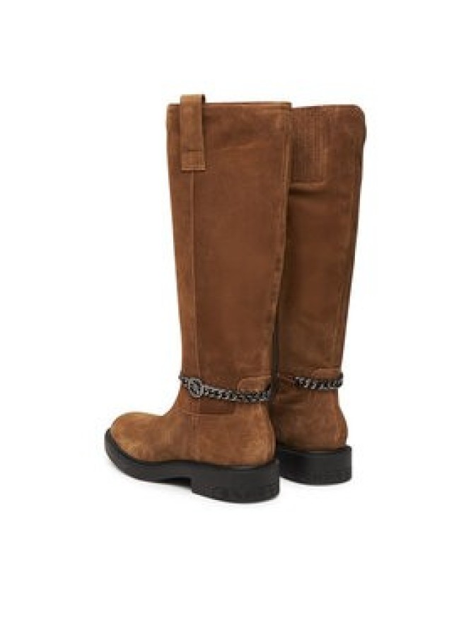 Guess Kozaki FLFYN2 LEA11 Brązowy