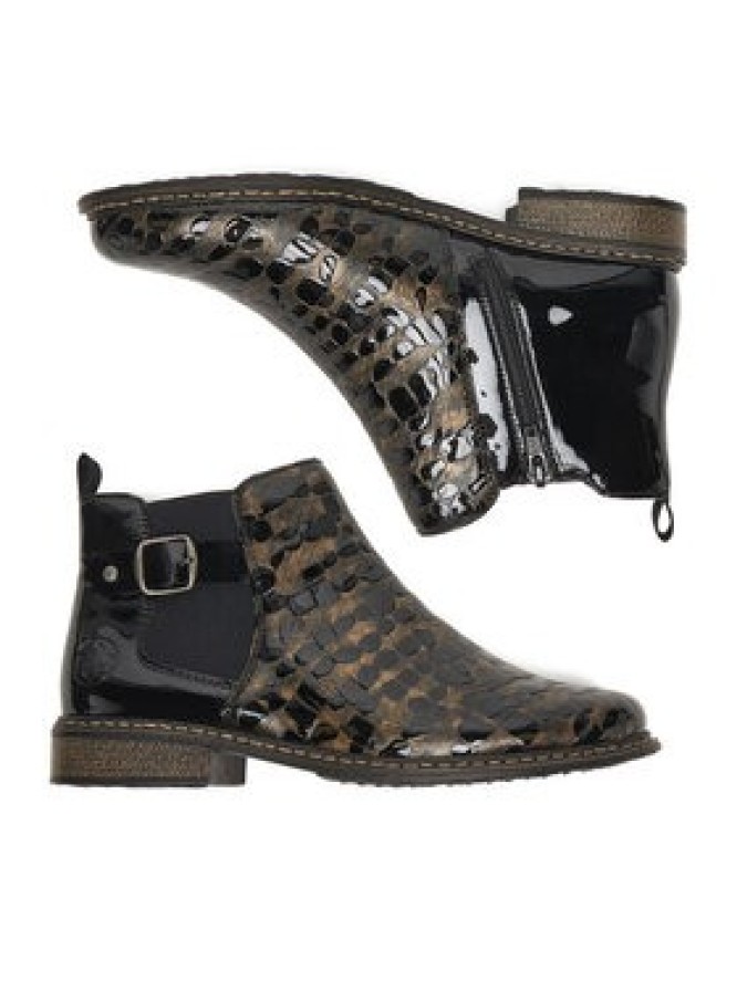 Rieker Botki CEO-Z4965-90 Czarny