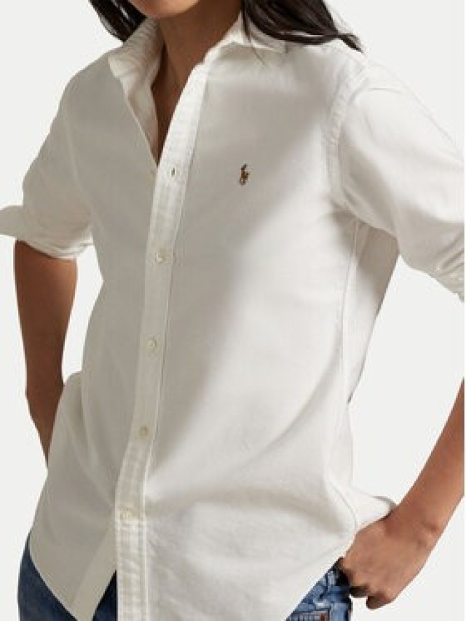 Polo Ralph Lauren Koszula 211891377003 Biały Regular Fit