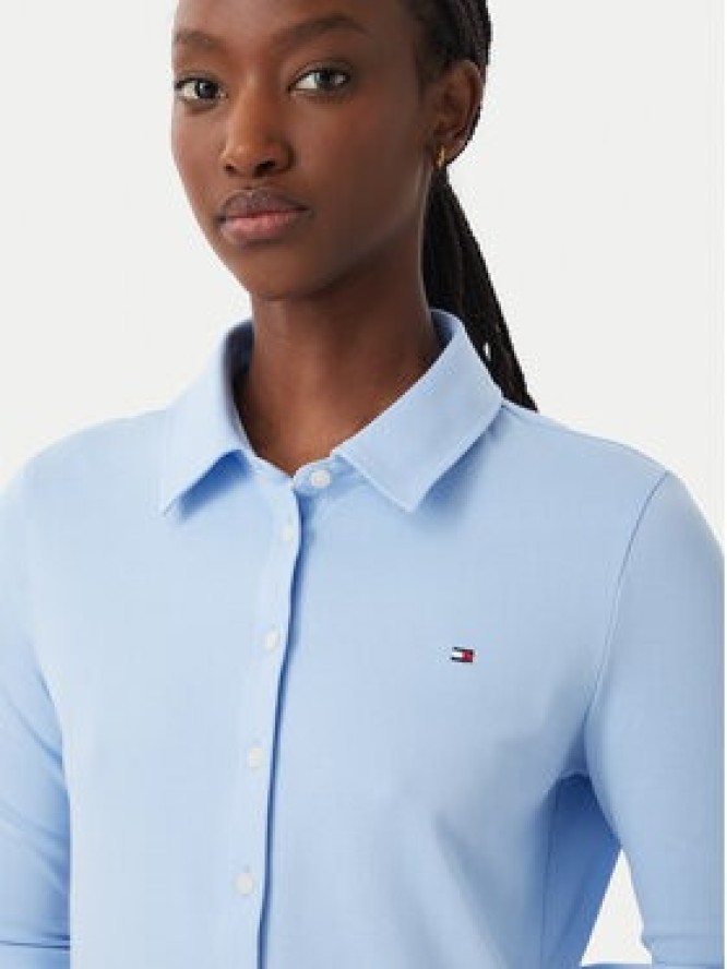 Tommy Hilfiger Koszula WW0WW43528 Niebieski Slim Fit