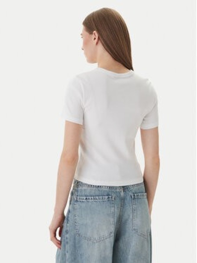 ONLY T-Shirt Val 15339774 Biały Slim Fit