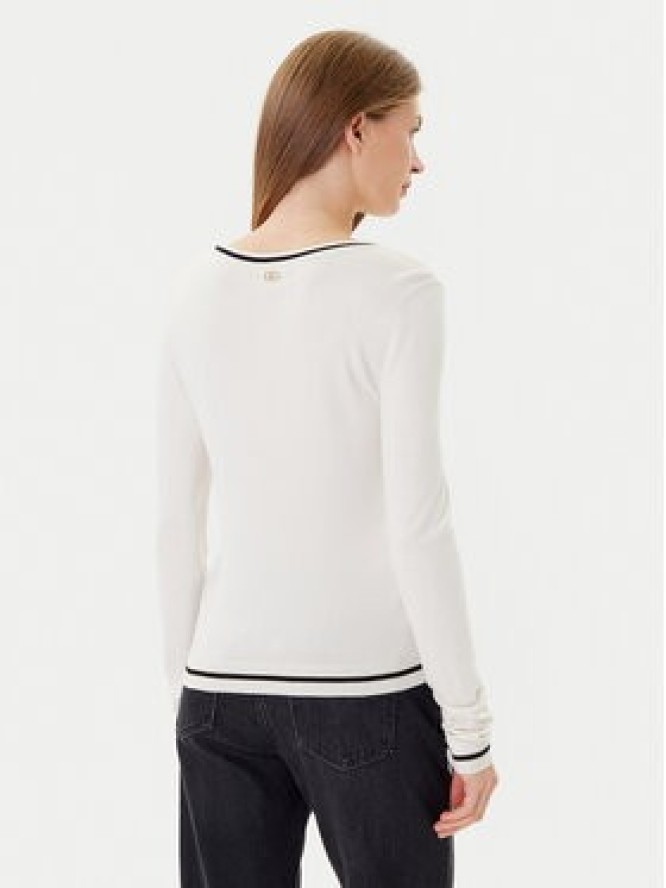 Liu Jo Sport Sweter TF5209 MS49I Écru Regular Fit