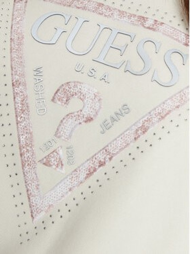 Guess Bluza W5RQ09 K8802 Écru Regular Fit