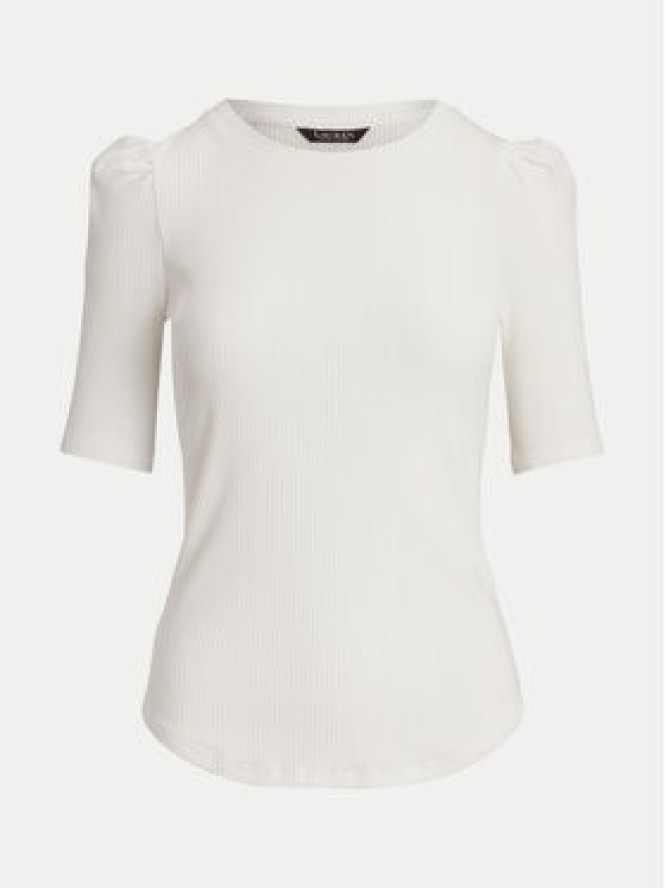LAUREN RALPH LAUREN Bluzka 200902618006 Biały Slim Fit