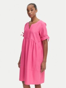 Iconique Sukienka letnia Jade IC26-077 Różowy ciemny Relaxed Fit