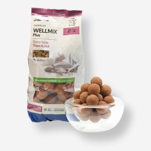 Kulki proteinowe Caperlan Wellmix Plus 25 mm 1 kg spicy tuna