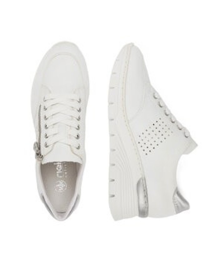 Rieker Sneakersy N8321-80 Biały
