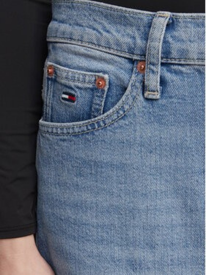 Tommy Jeans Spódnica jeansowa Claire DW0DW22711 Niebieski jasny Regular Fit