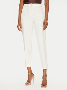 Maryley Spodnie materiałowe 25EB52Z/M24/43VA Écru Regular Fit