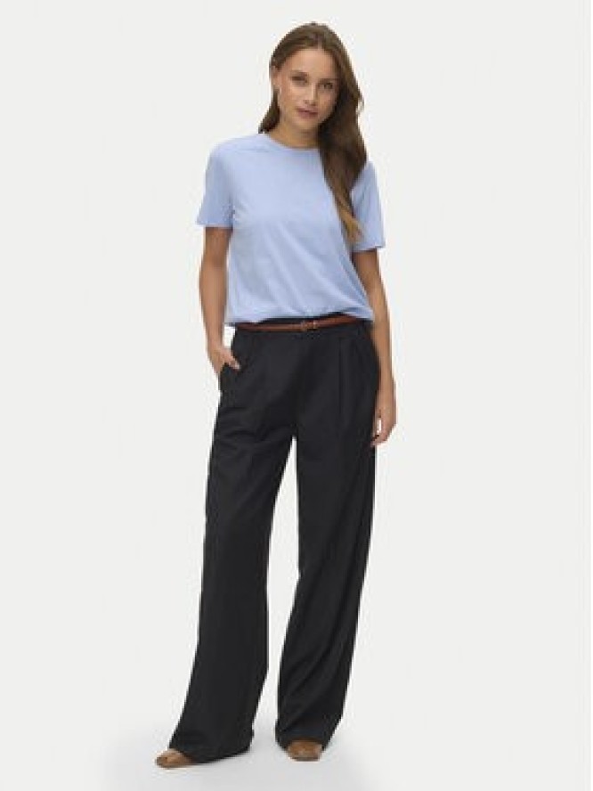Vero Moda T-Shirt Paulina 10316991 Niebieski Regular Fit