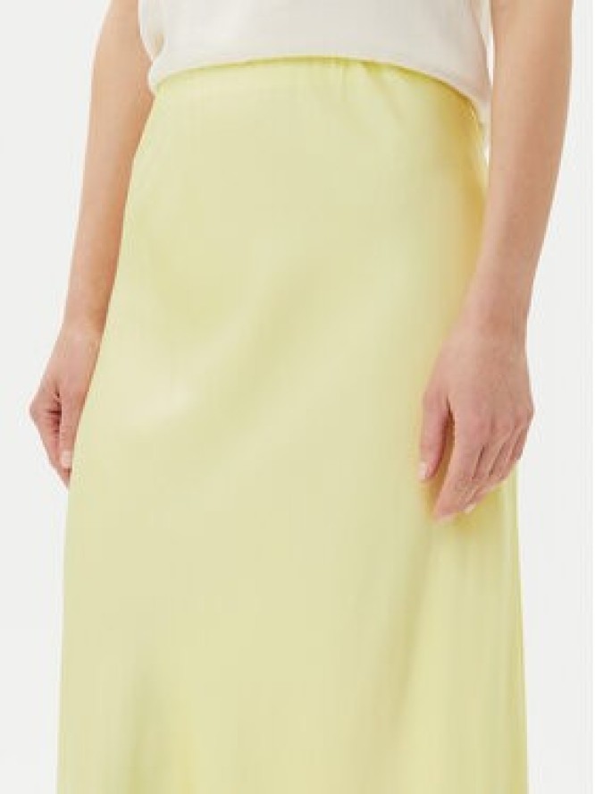 ViCOLO Spódnica maxi Gonna TD0472 Żółty Slim Fit