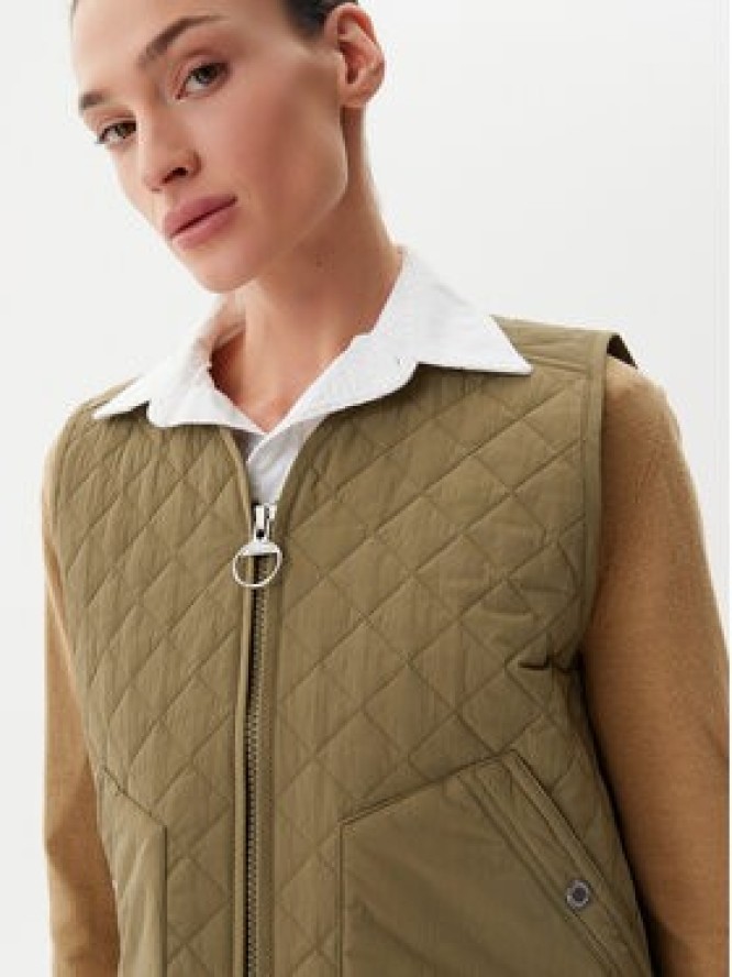 Barbour Bezrękawnik LGI0194GN32 Zielony Regular Fit