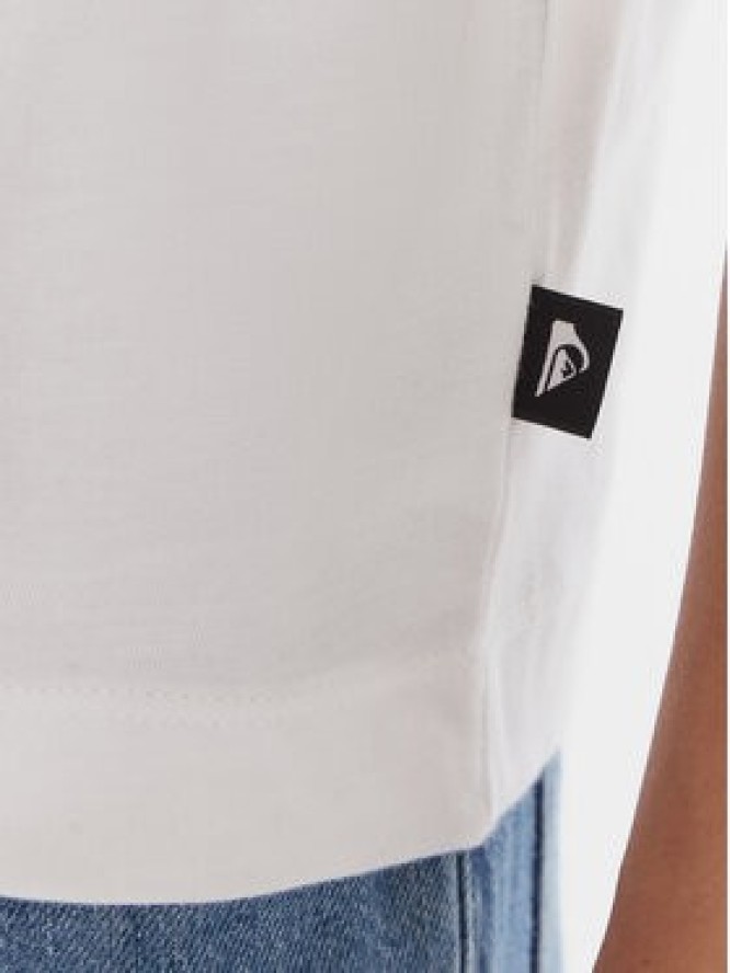 Quiksilver T-Shirt Essential EQWZT03196 Biały Regular Fit