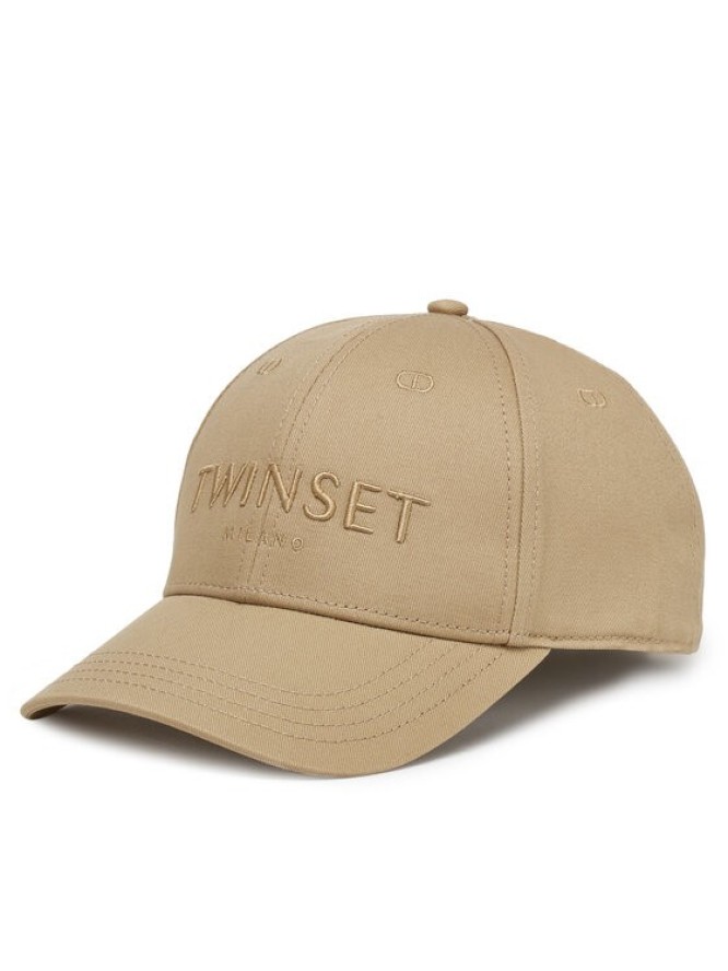 TWINSET Czapka z daszkiem 251TA4280 Beżowy