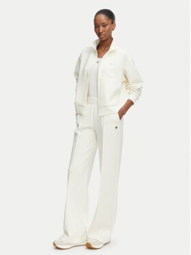 Guess Spodnie dresowe V6YB18 K4315 Kremowy Regular Fit