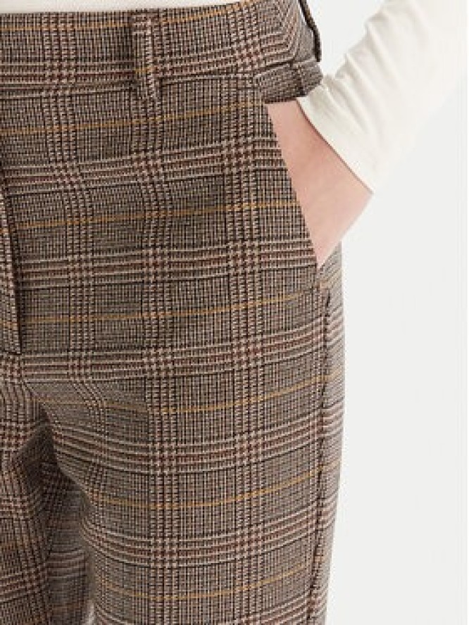 Weekend Max Mara Spodnie materiałowe Baco 2525136042 Brązowy Regular Fit