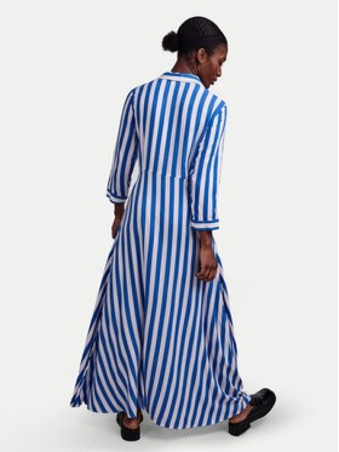 YAS Sukienka koszulowa Savanna 26022663 Niebieski Loose Fit