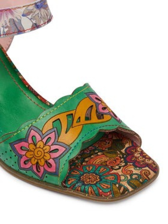 Laura Vita Sandały Jacqueso 20 Zielony