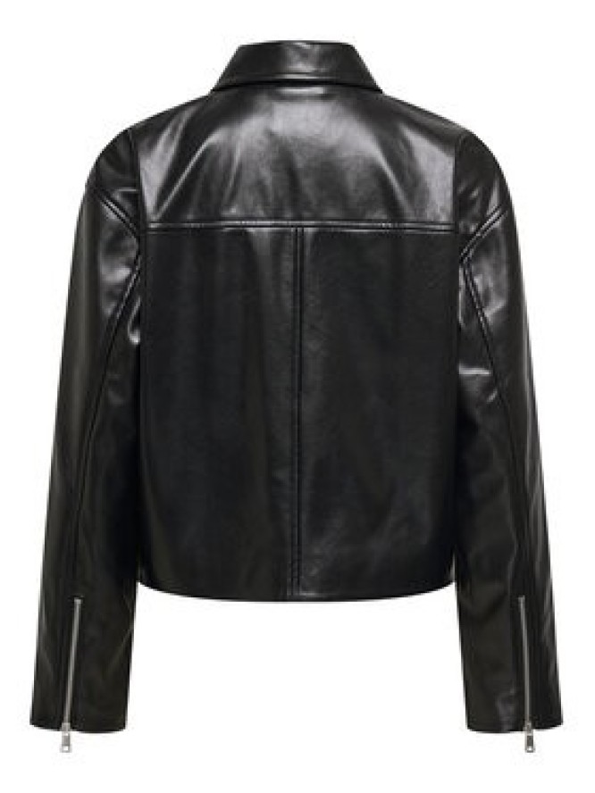 ONLY Kurtka z imitacji skóry Nicki 15356871 Czarny Regular Fit