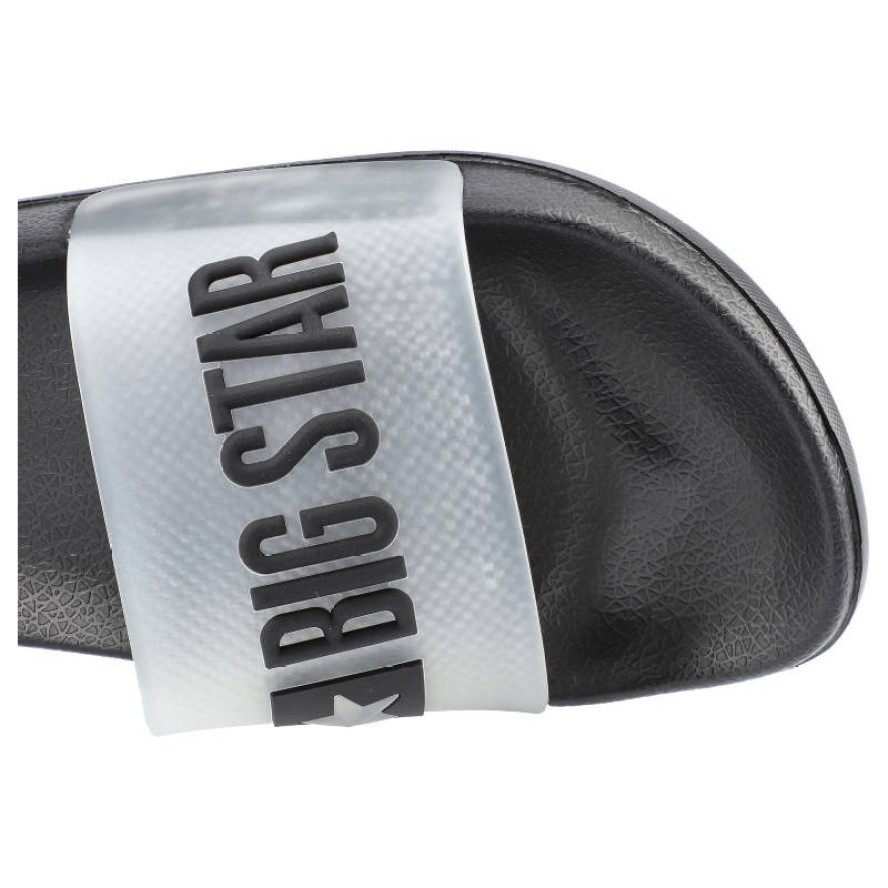 Czarne Klapki Big Star Modne Damskie Buty Na Lato