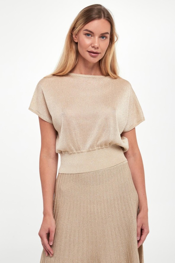 Sweter damski lureksowy Sicilia MARELLA MONOCHROME