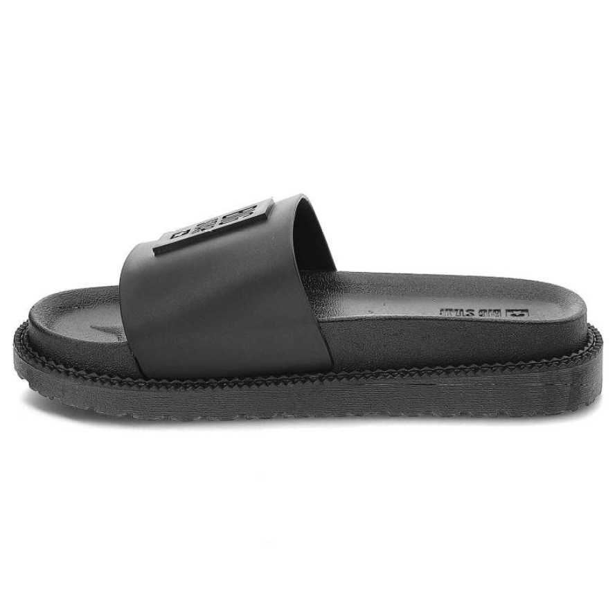 Czarne Klapki Big Star Modne Buty Na Lato