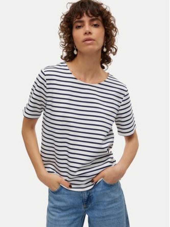 Vero Moda T-Shirt Abby 10304716 Biały Regular Fit