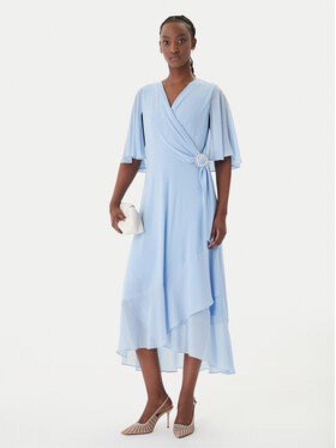 Joseph Ribkoff Sukienka koktajlowa 261714 Błękitny Regular Fit