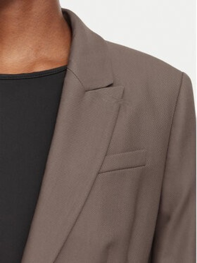 BOSS Marynarka Jia18 50564479 Brązowy Slim Fit
