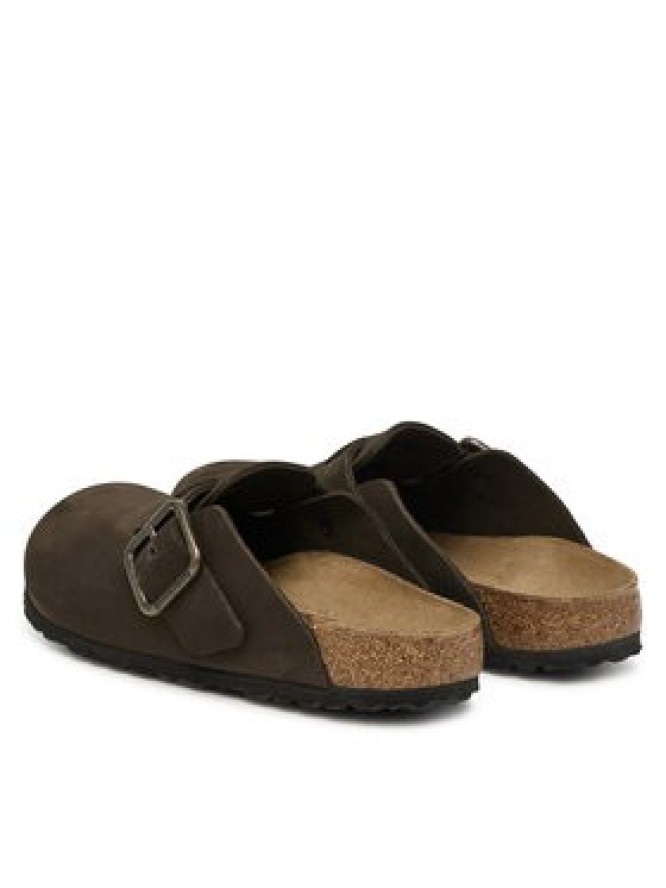 Birkenstock Klapki Boston Wire Buckle 1032762 Brązowy ciemny