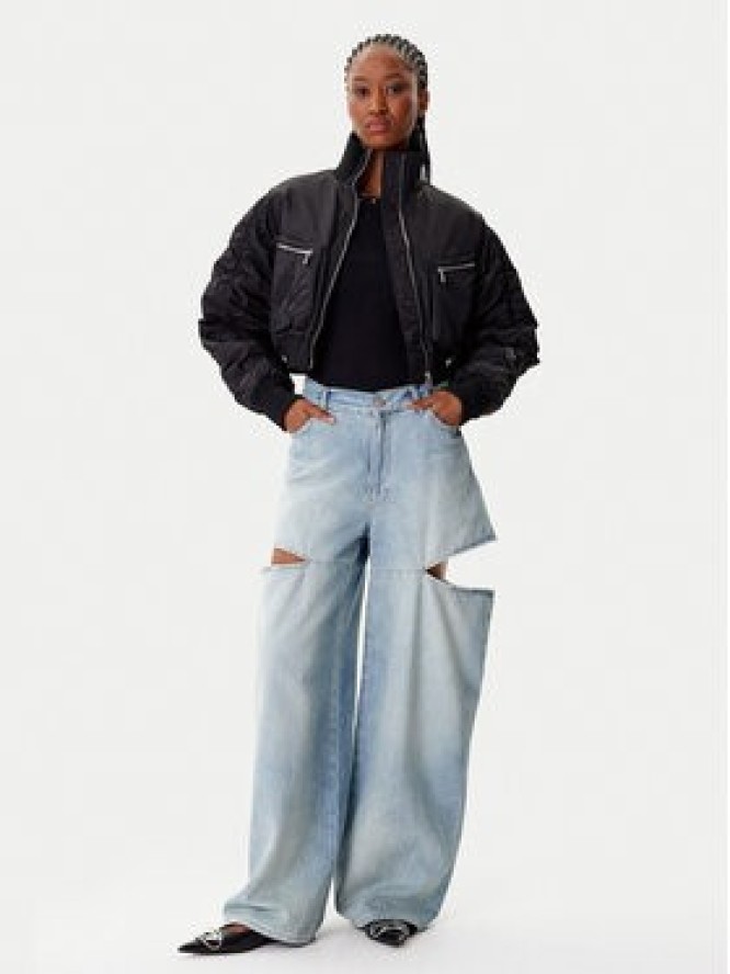 PINKO Kurtka bomber 105339 A2OI Czarny Regular Fit