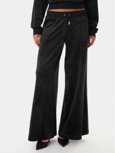 Juicy Couture Spodnie dresowe JCBBJ225803 Czarny Wide Leg