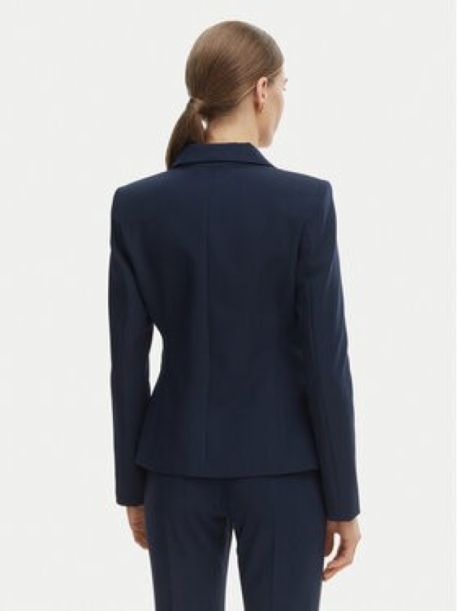 Rinascimento Marynarka CFC0128647003 Granatowy Regular Fit