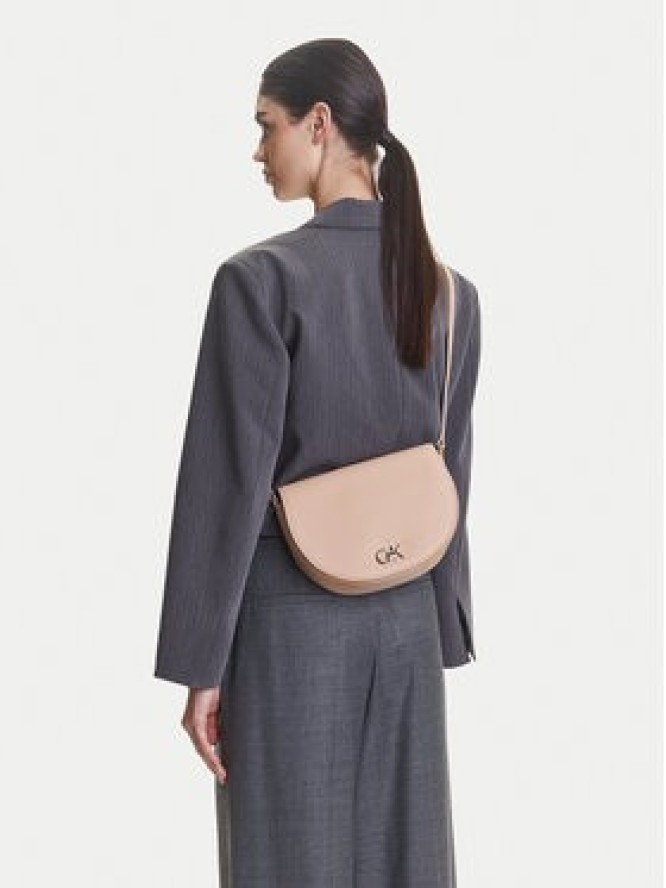 Calvin Klein Torebka Ck Hw Crossbody Saddle Bag K60K613236 Różowy