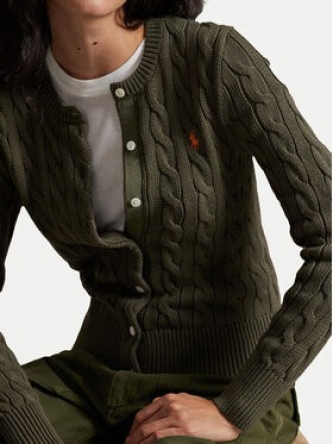 Polo Ralph Lauren Kardigan 211971868500 Zielony Slim Fit