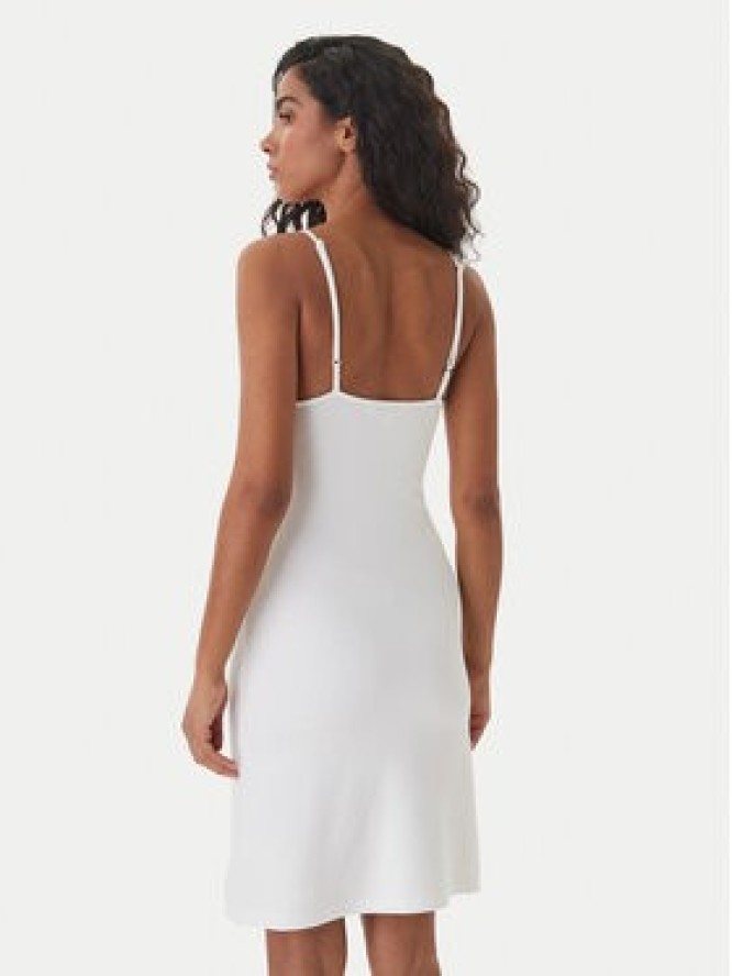 Tommy Jeans Sukienka codzienna Linear DW0DW22338 Biały Slim Fit