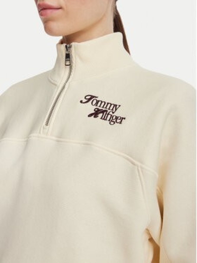 Tommy Hilfiger Bluza WW0WW51878 Beżowy Regular Fit