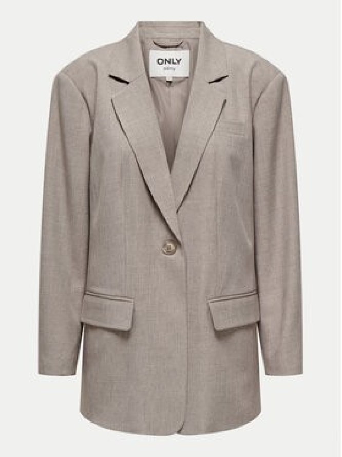 ONLY Marynarka Linda 15328158 Beżowy Oversize