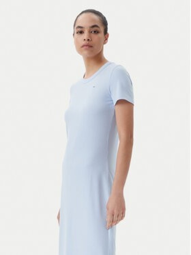 Tommy Jeans Sukienka codzienna DW0DW19721 Błękitny Slim Fit