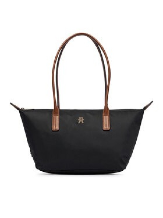 Tommy Hilfiger Torebka Popette East West Tote AW0AW19211 Czarny