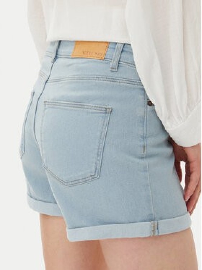 Noisy May Szorty jeansowe Debby 27032491 Niebieski Slim Fit