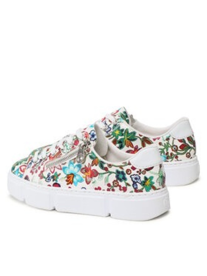 Rieker Sneakersy N59L1-90 Biały