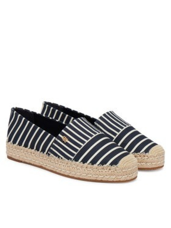 Tommy Hilfiger Espadryle Th Platform Espadrille Stripes FW0FW09143 Granatowy