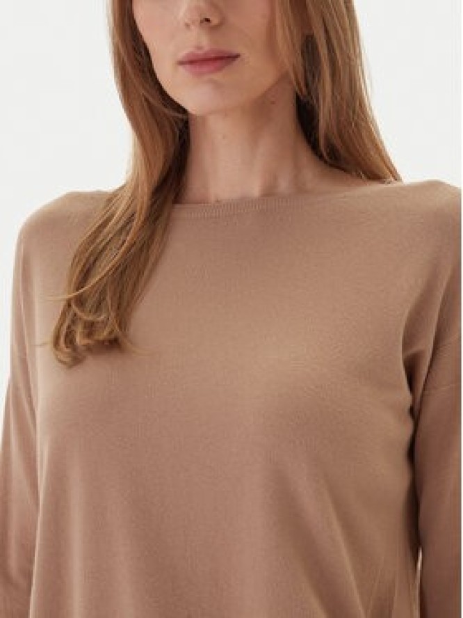 Kontatto Sweter 3M0800C Beżowy Regular Fit