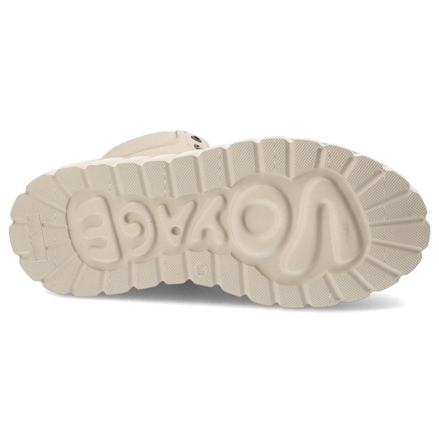 Beżowe Botki Armodo Modne Ocieplane Obuwie Damskie