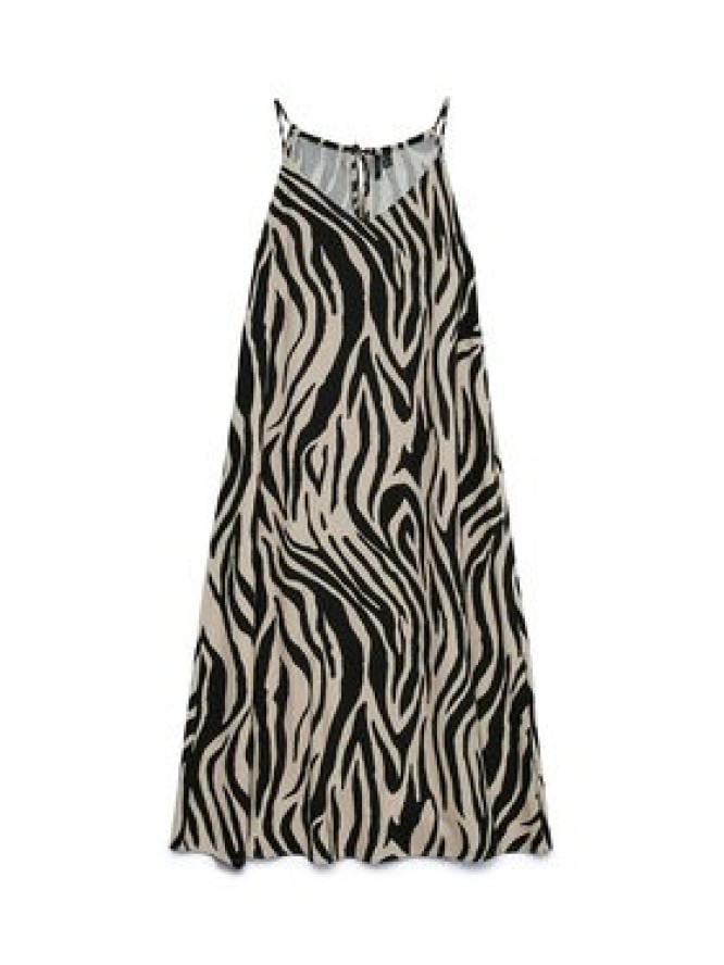 Vero Moda Sukienka letnia Emilo 10340519 Beżowy Loose Fit